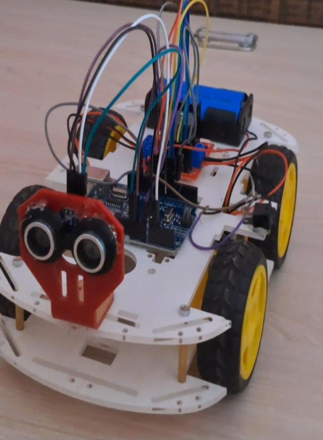 ROBOINNOVATION (2-in-1 Robotics Kit | Obstacle Avoiding & Human Following Robot DIY Kit | 4WD Smart Car STEM Learning Kit with Online Guide - Image 4